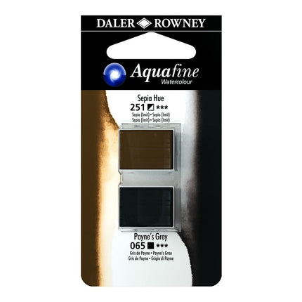 Aquafine watercolor sepia hue/paynes gray 251/065