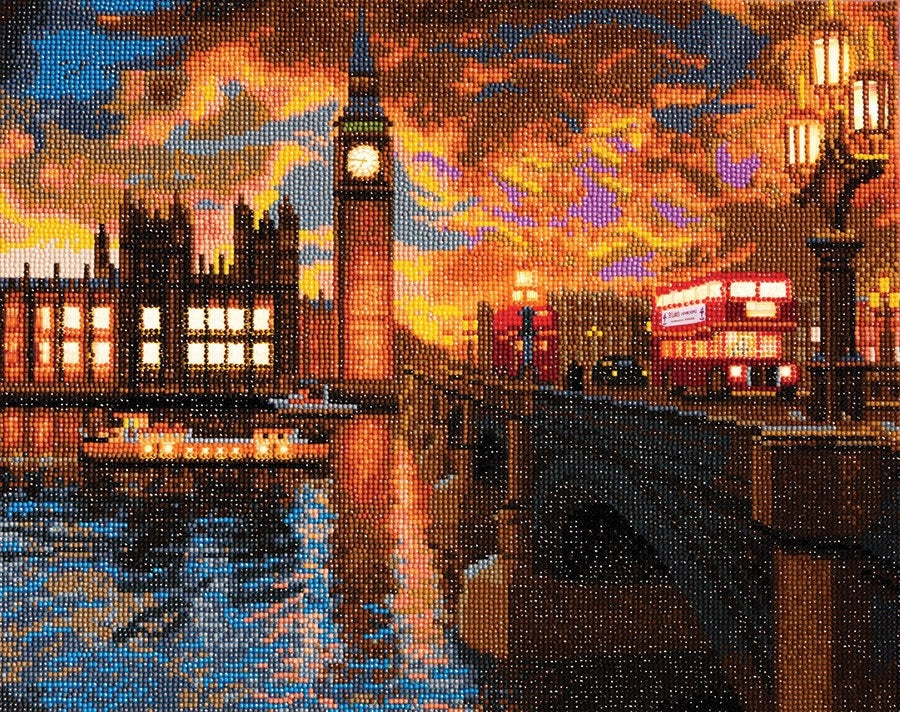 Diamond painting large (40x50cm) - london