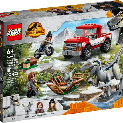 Lego Jurassic 76946 Blue &amp; Beta Velociraptor Capture