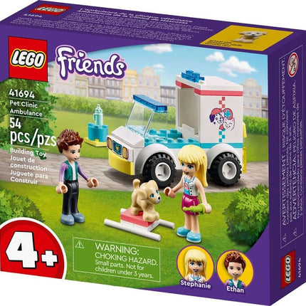 Lego friends 41694 pet clinic ambulance | 4+ | 54 pcs