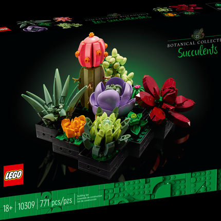 Lego ideas 10309 botanical collection succulents | 771 pcs