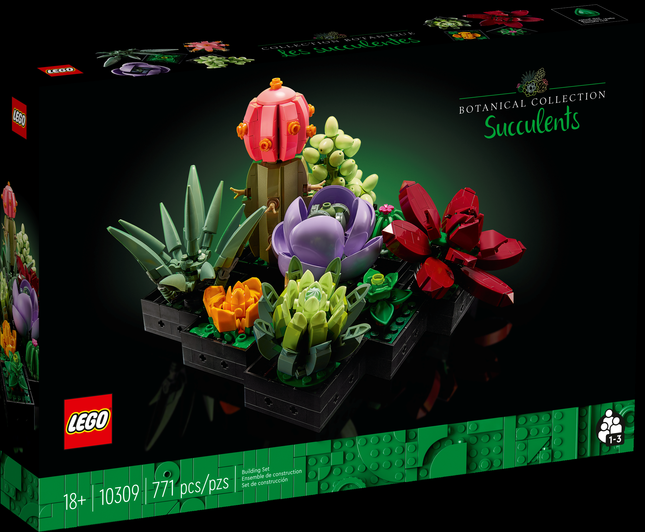 Lego ideas 10309 botanical collection succulents | 771 pcs