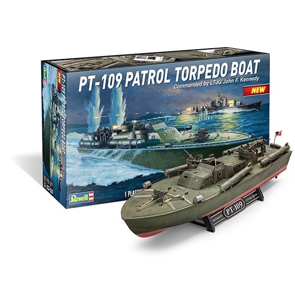 Pt-109 patrol torpedo boat comm. ltjg jfk - revell 1/72