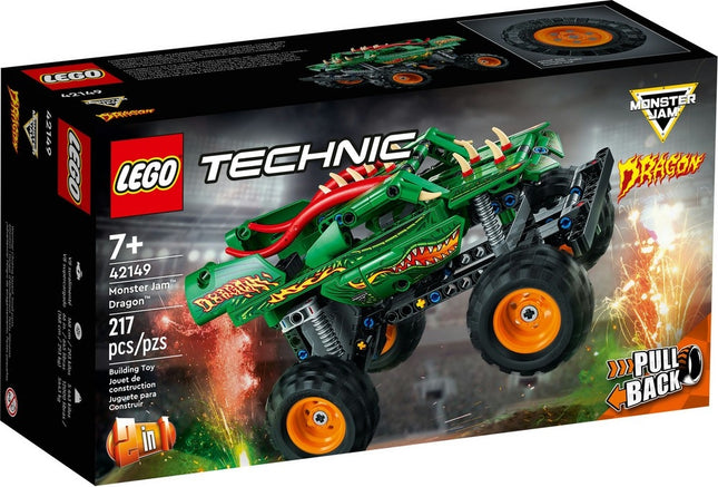 Lego technic 42149 monster jam dragon 7+ | 217pcs