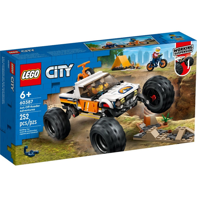 Lego city 60387 4x4 off-roader adventures 6+ | 252pcs