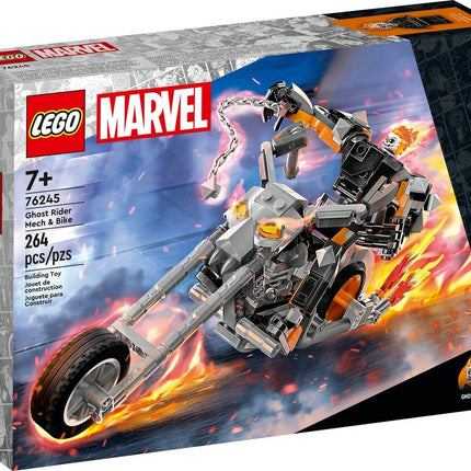 Lego marvel 76245 ghost rider mech & bike 7+ | 264 pcs