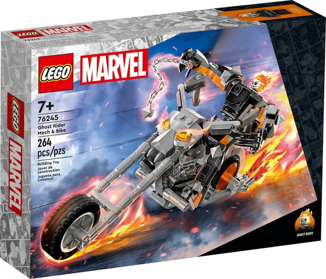 Lego marvel 76245 ghost rider mech &amp; bike 7+ | 264pcs