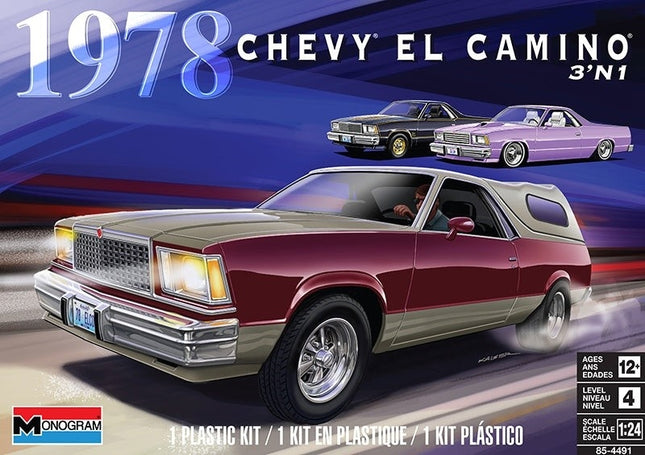 1978 chevy el camino - revell 1/24