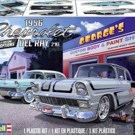 1956 chevrolet del ray 2n1 to stick 1/25 revell