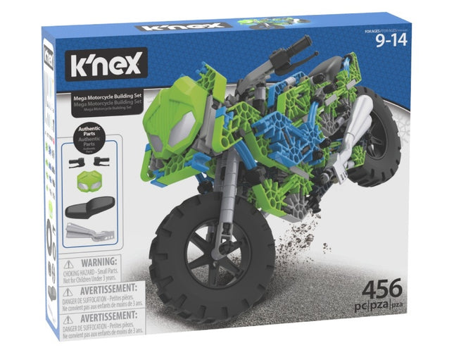 K'nex mega motorcycle 456 pcs 9+