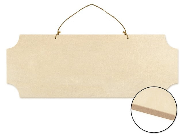 Affiche bois 15.75po*6po