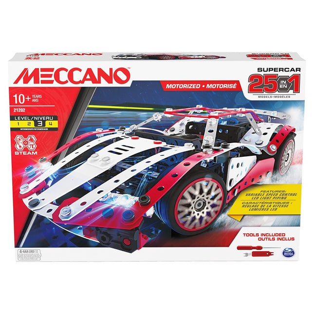 Meccano - motorized supercar 21202 10+