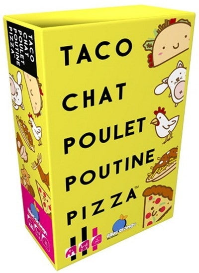 Taco chat poulet poutine pizza