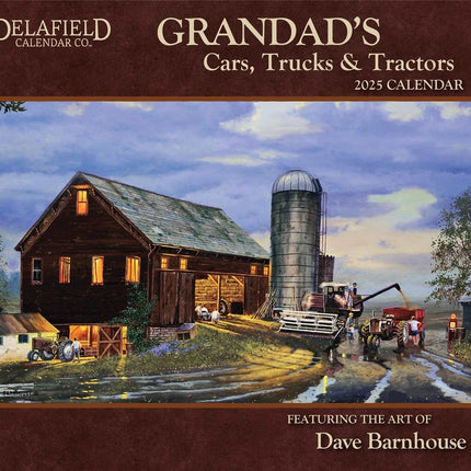 Calendrier delafield 2025 - grandads cars, trucks and tractors