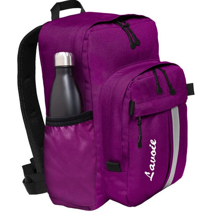 Chic Choc Lavoie Backpack (with Water Bottle Pouch) - Purple