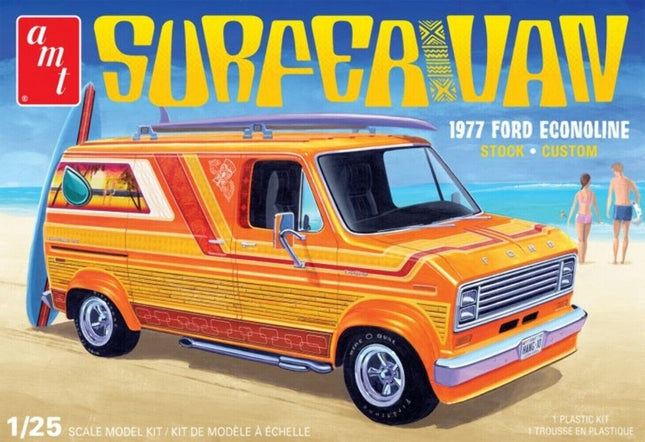 1977 ford econoline surfer amt 1/25 to glue