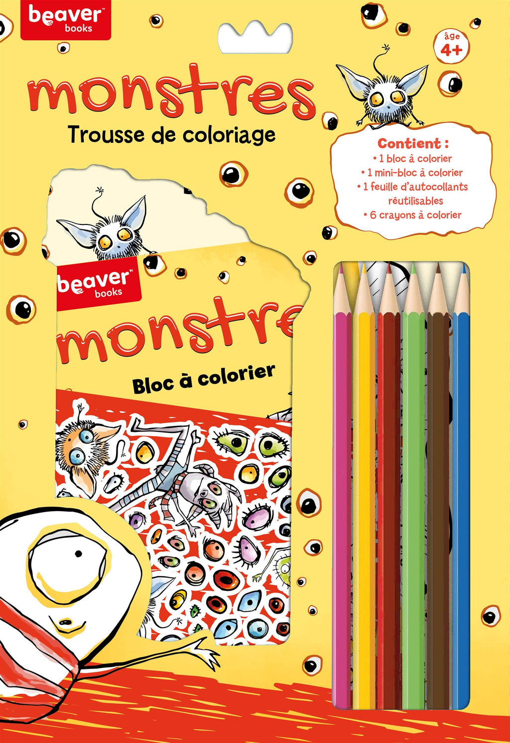 Monstres - trousse de coloriage