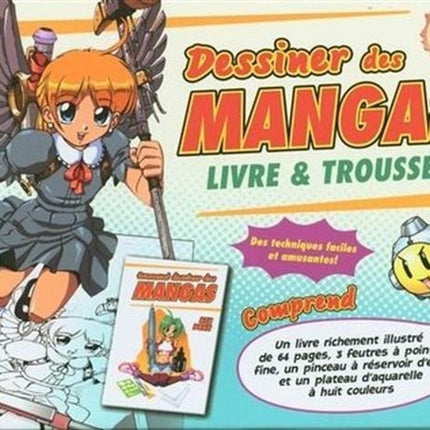 Dessiner des mangas - livre & trousse