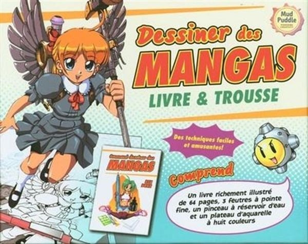 Dessiner des mangas - livre & trousse