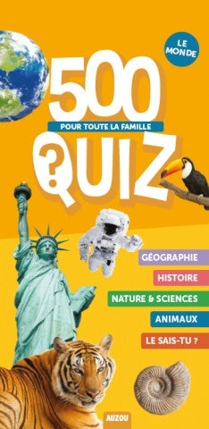 500 quiz pour toute la famille