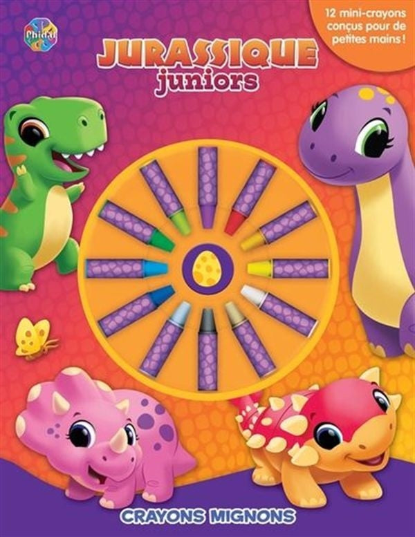 Jurassique juniors - crayons mignons