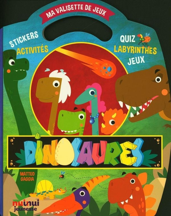 Ma valisette de jeux - dinosaures