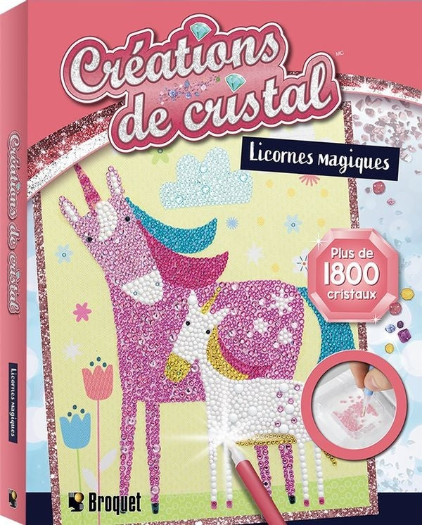 Créations de cristal - licornes magiques