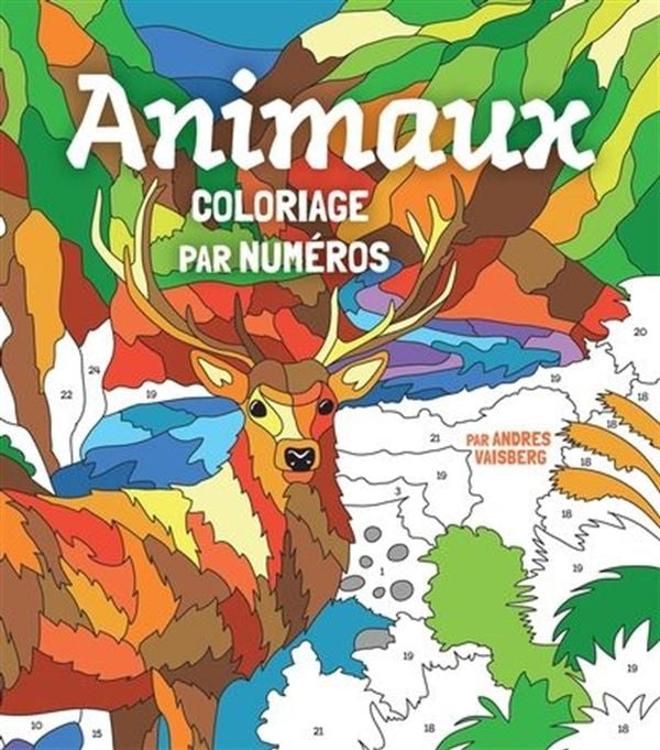 Animaux - coloriage par numéros