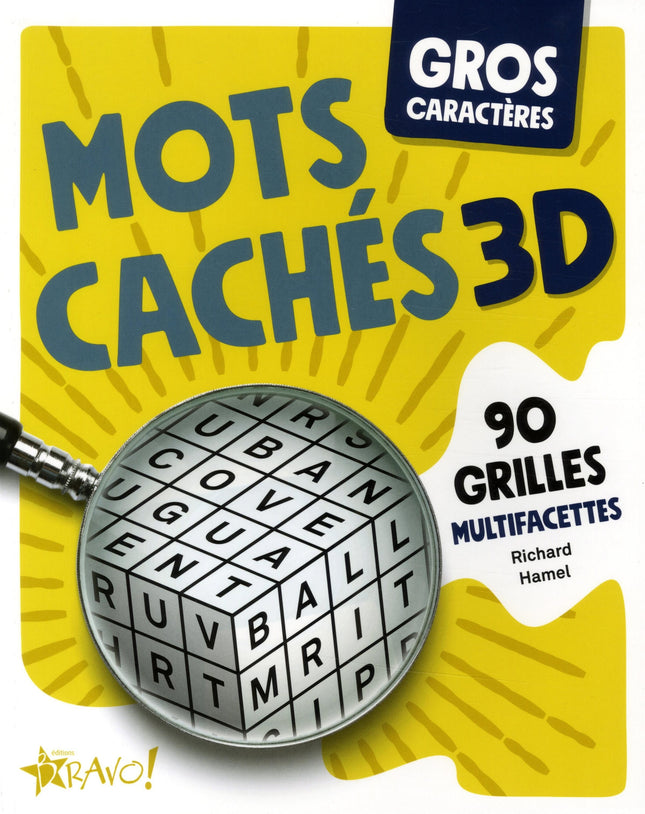 Gros caractères - mots cachés 3d