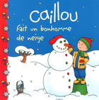 Caillou makes a snowman
