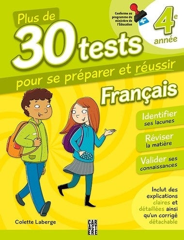 30 tests 4e année francais