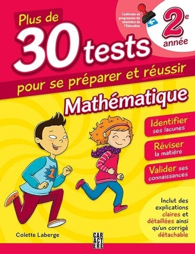 30 tests mathématique 2e année