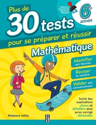 30 tests 6ieme année math. nouv. edition