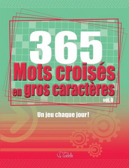 365 mots croisés en gros caractères