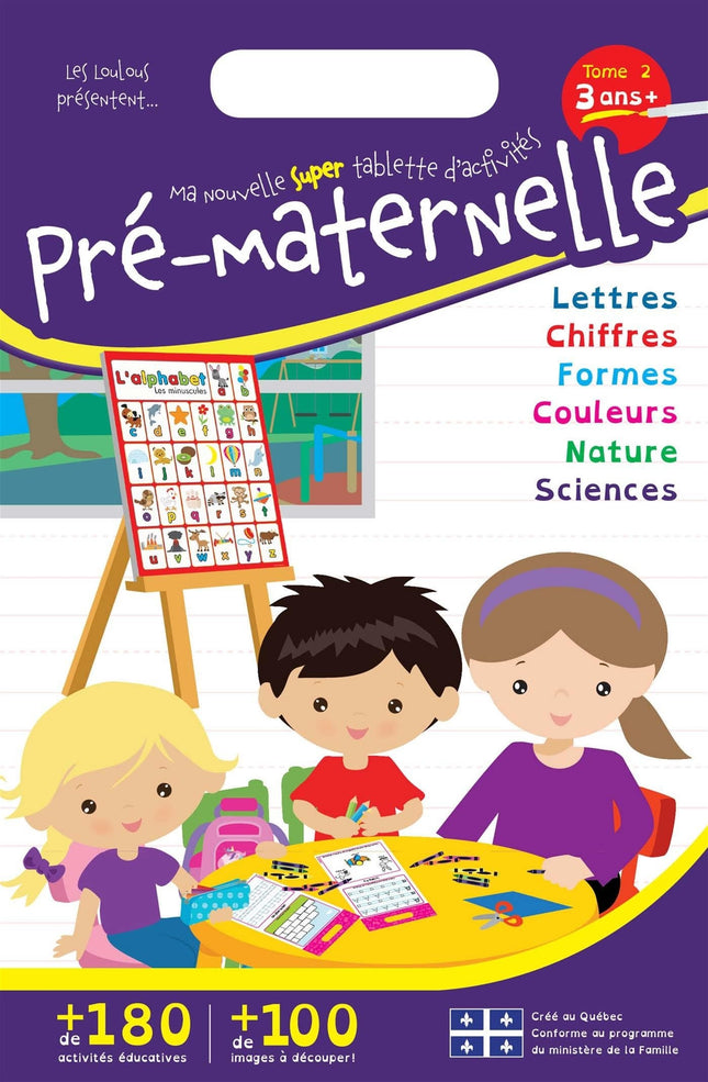 Ma nouvelle super tablette d'activités pré-maternelle - tome 2