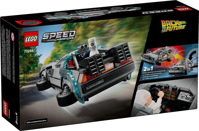 Lego Speed Champions 77256 La machine à voyager dans le temps de Retour vers le futur
