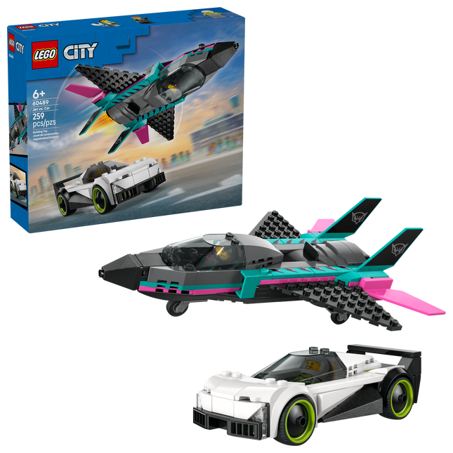 Lego City 60489 L’avion à réaction contre la voiture