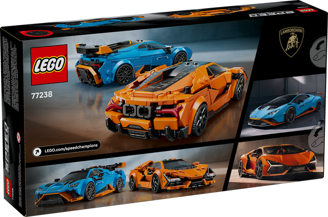 Lego Speed Champions 77238 La Lamborghini Revuelto et la Huracán STO
