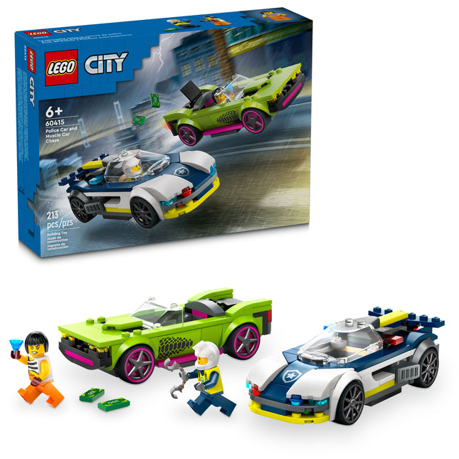 Lego 60415 La poursuite entre la voiture de police et la voiture puissante