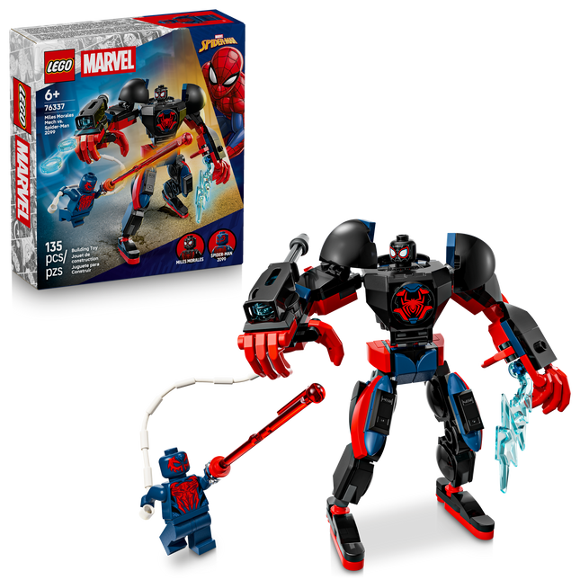 Lego Marvel 76337 Le robot de Miles Morales contre Spider-Man 2099