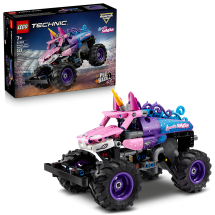 Lego Technic 42220 Monster Jam™ Sparkle Smash™ à rétrofriction