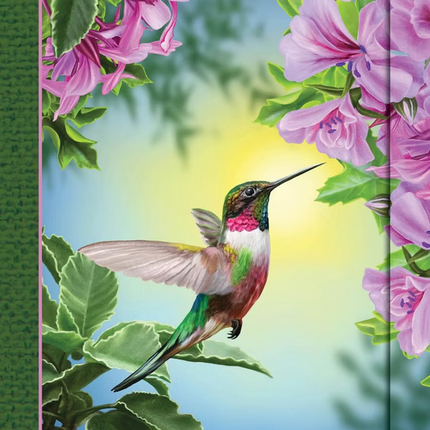 Large Journal - Colibri et Fleur