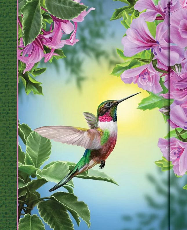 Large Journal - Colibri et Fleur