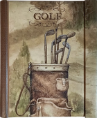Antique Golf Magnetic Flap Journal Simple Dream 7in X 9.5in