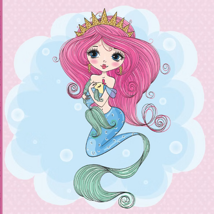 Notebook with mermaid lock