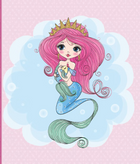 Notebook with mermaid lock