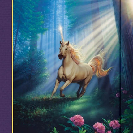 7.25*9in simple dream unicorn wood flap journal