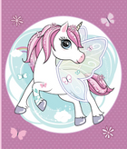 Cahier de notes avec cadenas licorne