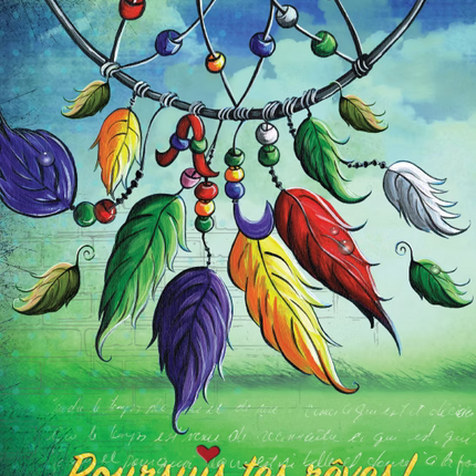 Journal couverture rigide spiral 7.5X10po Poursuis tes rêves!
