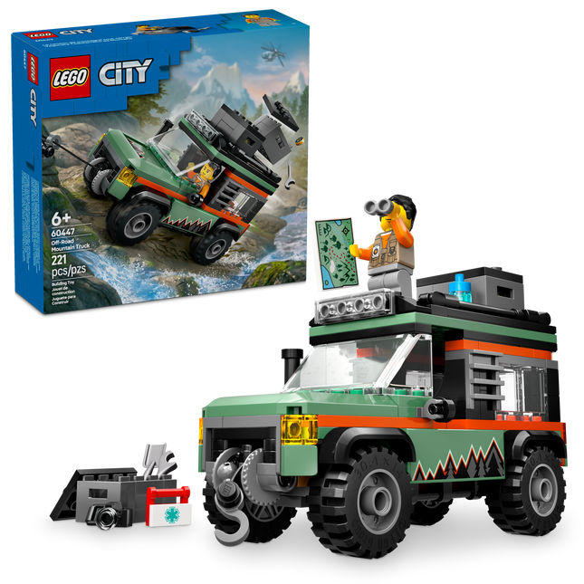 Lego City 60447 Le camion de montagne 4x4 tout-terrain